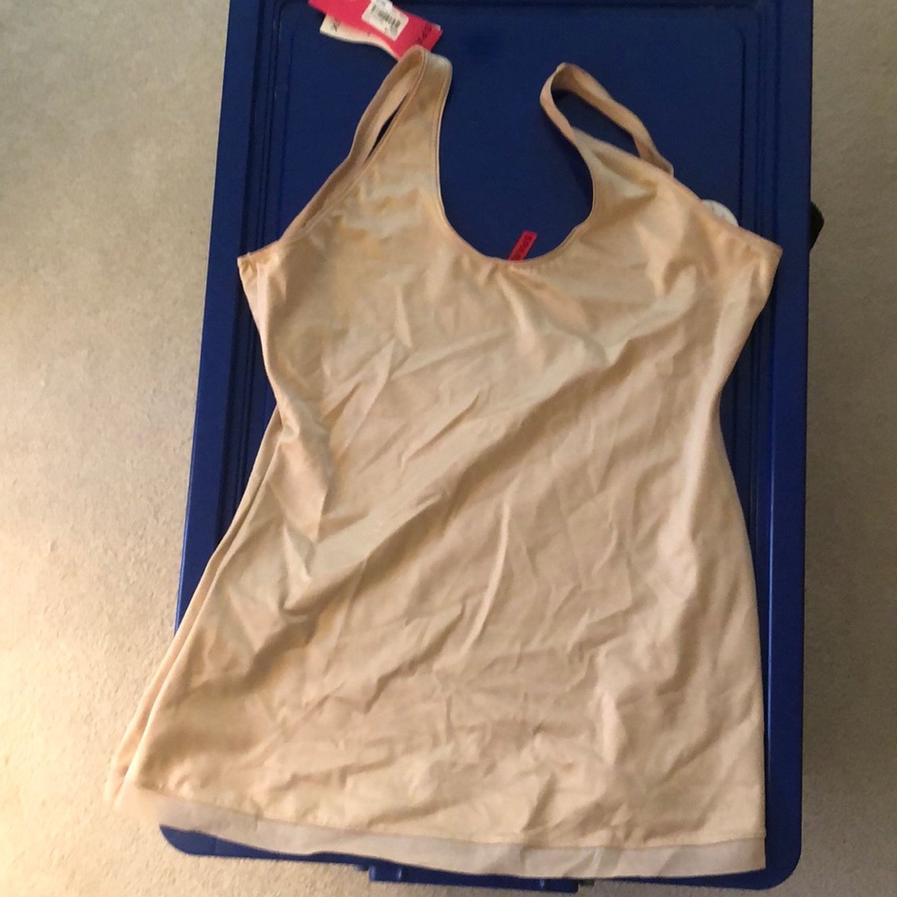 SPANX open Bust Camisole nude 1X shapewear NWT